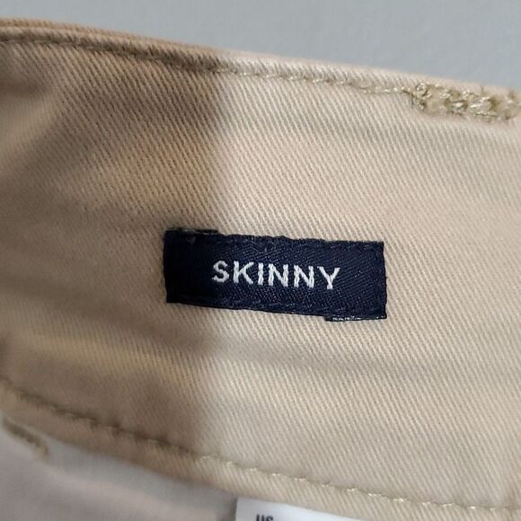 AMERICAN Eagle Tan 30x32 Size 2 Skinny Stretch Pants - Picture 7 of 8